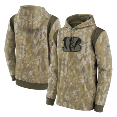 Men Cincinnati Bengals Camo NFL Hoodie 2021 - uafactory