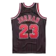 Men's Chicago Bulls Michael Jordan #23 Black Retro Jersey 1996/97 - uafactory