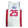 Detroit Pistons Derrick Rose #25 2021/22 Swingman Jersey White for men - Association Edition - uafactory