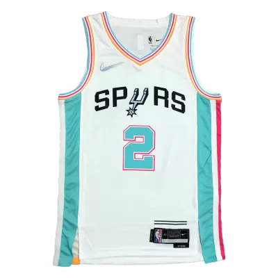 San Antonio Spurs Kawhi Leonard #2 2021/22 Swingman Jersey White for men - City Edition - uafactory