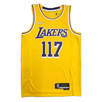 Los Angeles Lakers MASTER CHIEF #117 2021/22 Swingman Jersey Gold for men - Association Edition - uafactory