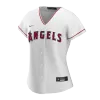 Women Los Angeles Angels Home White MLB Jersey - uafactory