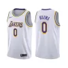 Kuzma #0 Swingman Jersey White for men - Association Edition - uafactory