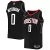 Houston Rockets Westbrook #0 Swingman Jersey Black for men - Statement Edition - uafactory