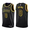 Los Angeles Lakers Kuzma #0 Swingman Jersey Black for men - uafactory