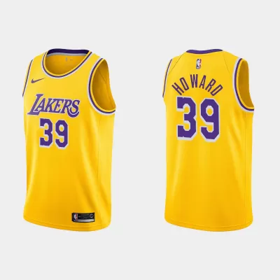 Los Angeles Lakers Howard #39 2018/19 Swingman Jersey Yellow for men - Association Edition - uafactory