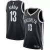 Brooklyn Nets James Harden #13 Swingman Jersey Black for men - Association Edition - uafactory