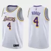 Los Angeles Lakers Rajon Rondo #4 Swingman Jersey White for men - Association Edition - uafactory