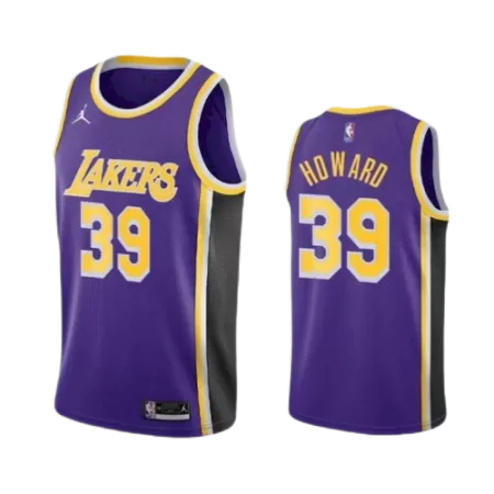 Los Angeles Lakers Dwight Howard #39 Swingman Jersey Purple for men - Statement Edition - uafactory