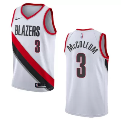 Portland Trail Blazers Blazers McCOLLUM #3 Swingman Jersey White for men - Association Edition - uafactory