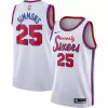 Philadelphia 76ers Simmons #25 2019/20 Swingman Jersey White for men - Association Edition - uafactory