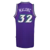 Men's Utah Jazz Karl Malone #32 Purple Retro Jersey 1996/97 - uafactory