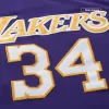 Men's Los Angeles Lakers Lakers O'NEAL #34 Purple Retro Jersey 1999/00 - uafactory