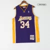 Men's Los Angeles Lakers Lakers O'NEAL #34 Purple Retro Jersey 1999/00 - uafactory