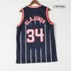 Men's Houston Rockets Hakeem Olajuwon #34 Navy Retro Jersey - uafactory