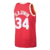 Men's Houston Rockets Hakeem Olajuwon #34 Red Retro Jersey 1993/94 - uafactory