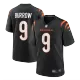 Men Cincinnati Bengals Joe Burrow #9 Black Game Jersey - uafactory