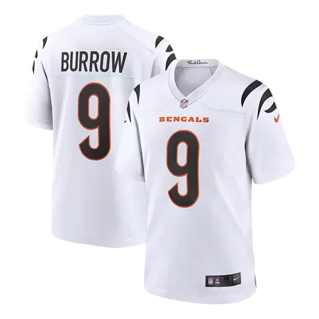 Men Cincinnati Bengals Joe Burrow #9 White Game Jersey - uafactory