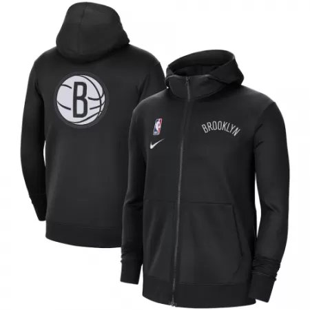 Men's Brooklyn Nets Hoodie Jacket Black - uafactory