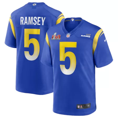 Men Los Angeles Rams Jalen Ramsey #5 Royal Game Jersey - uafactory