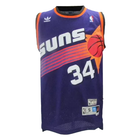 Men's Phoenix Suns Charles Barkley #34 Purple Retro Jersey - uafactory