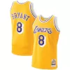 Men's Los Angeles Lakers Bryant #8 Yellow Retro Jersey 1996/97 - uafactory