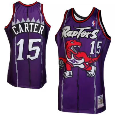 Men's Toronto Raptors Carter #15 Purple Retro Jersey 1998/99 - uafactory