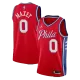 Philadelphia 76ers Tyrese Maxey #0 Swingman Jersey Red for men - Association Edition - uafactory