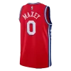 Philadelphia 76ers Tyrese Maxey #0 Swingman Jersey Red for men - Association Edition - uafactory