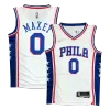 Philadelphia 76ers Tyrese Maxey #0 2021/22 Swingman Jersey White for men - Association Edition - uafactory