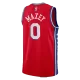 Philadelphia 76ers Tyrese Maxey #0 Swingman Jersey Red for men - Association Edition - uafactory