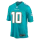 Men Miami Dolphins HILL #10 Dark Green Game Jersey - uafactory