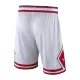 Men's Chicago Bulls White Basketball Shorts - Association Edition - uafactory
