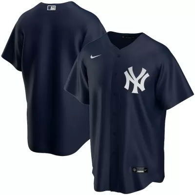 Men New York Yankees Navy Alternate MLB Jersey - uafactory