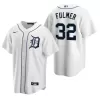 Men Detroit Tigers Michael Fulmer #32 Home White MLB Jersey - uafactory