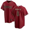 Men Arizona Diamondbacks David Peralta #6 Red Alternate MLB Jersey - uafactory