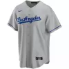 Men Los Angeles Dodgers Gray MLB Jersey - uafactory