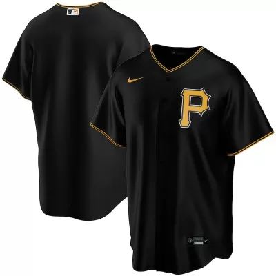 Men Pittsburgh Pirates Black Alternate MLB Jersey - uafactory