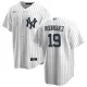 Men New York Yankees Alex Rodriguez #19 Home White MLB Jersey - uafactory