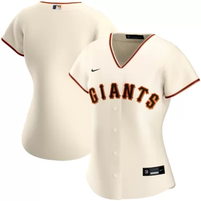 Women San Francisco Giants Home Cream MLB Jersey - uafactory