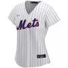 Women New York Mets Home White&Royal MLB Jersey - uafactory