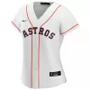 Women Houston Astros José Altuve #27 Home White MLB Jersey - uafactory