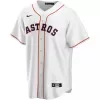 Men Houston Astros Home White MLB Jersey - uafactory