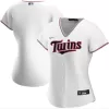 Women Minnesota Twins Home White MLB Jersey - uafactory