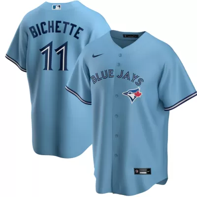 Men Toronto Blue Jays Bo Bichette #11 Light Blue Alternate MLB Jersey - uafactory