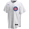 Men Chicago Cubs Eddie Vedder #10 Home White MLB Jersey - uafactory