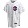 Men Chicago Cubs Home White&Royal MLB Jersey - uafactory