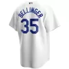 Men Los Angeles Dodgers Cody Bellinger #35 Home White MLB Jersey - uafactory