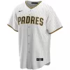 Men San Diego Padres Home White&Brown MLB Jersey - uafactory