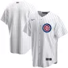 Men Chicago Cubs Home White&Royal MLB Jersey - uafactory